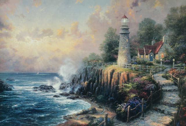 "The Light of Peace" Signed Limited Edition Thomas Kinkade Print