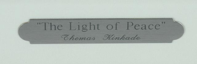 "The Light of Peace" Signed Limited Edition Thomas Kinkade Print