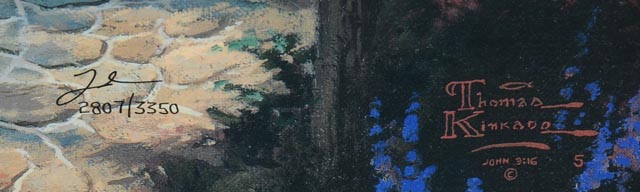 "The Light of Peace" Signed Limited Edition Thomas Kinkade Print