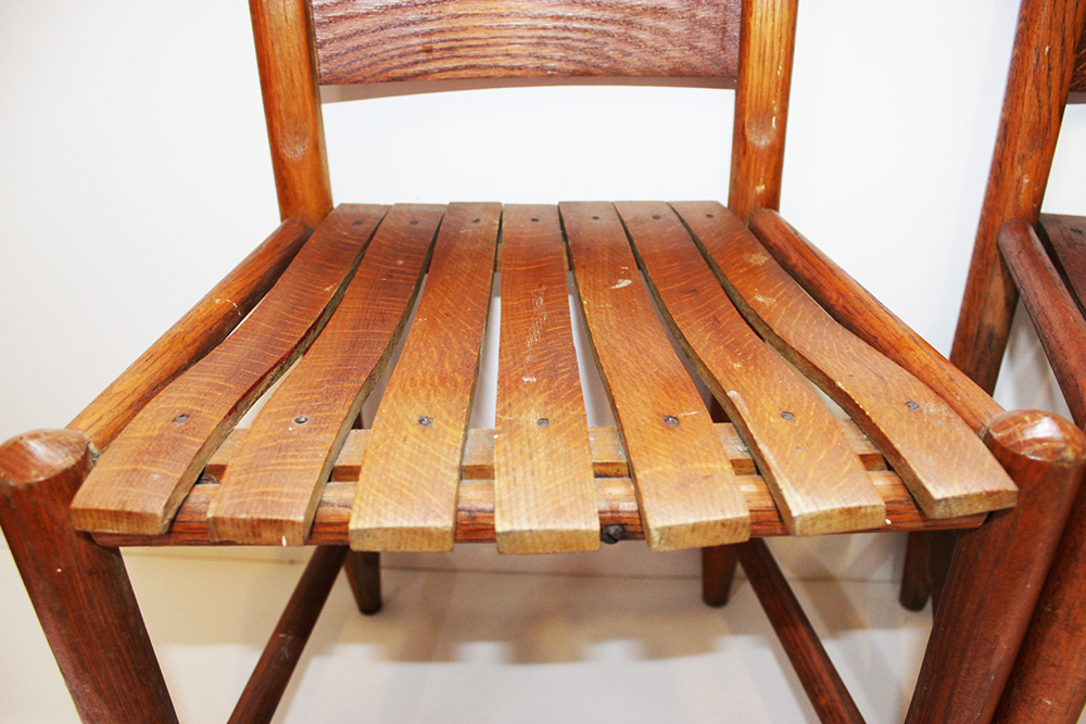 Vintage Wooden Children's Chairs