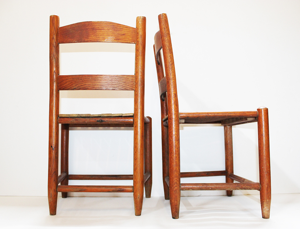 Vintage Wooden Children's Chairs
