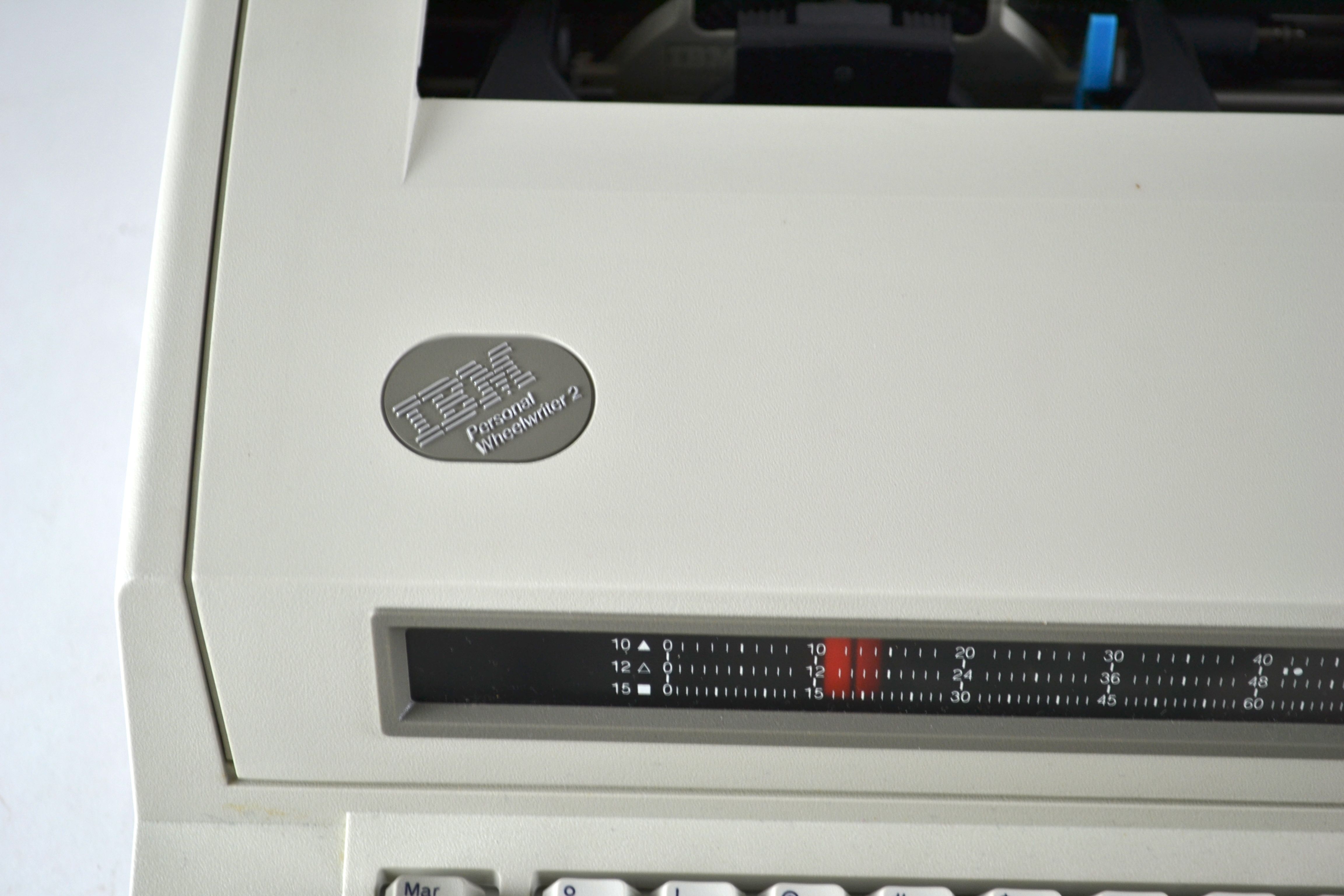 IBM Typewriter and IBM Framed Photo