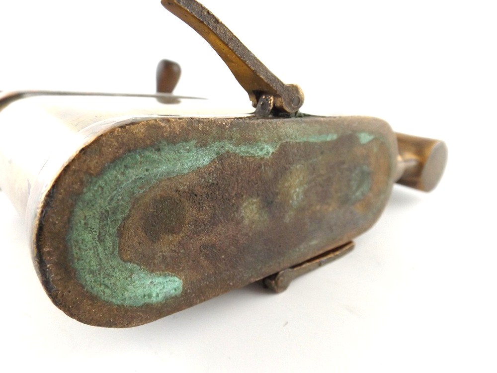 English Brass Blowtorch and Iron Tool