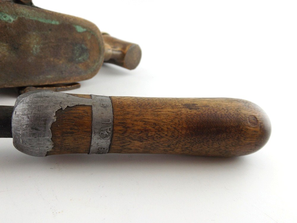 English Brass Blowtorch and Iron Tool