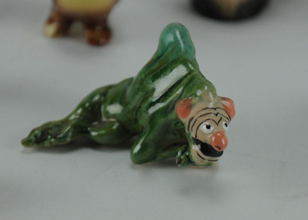 Collection of Little Horribles and Assorted Ceramic Miniatures
