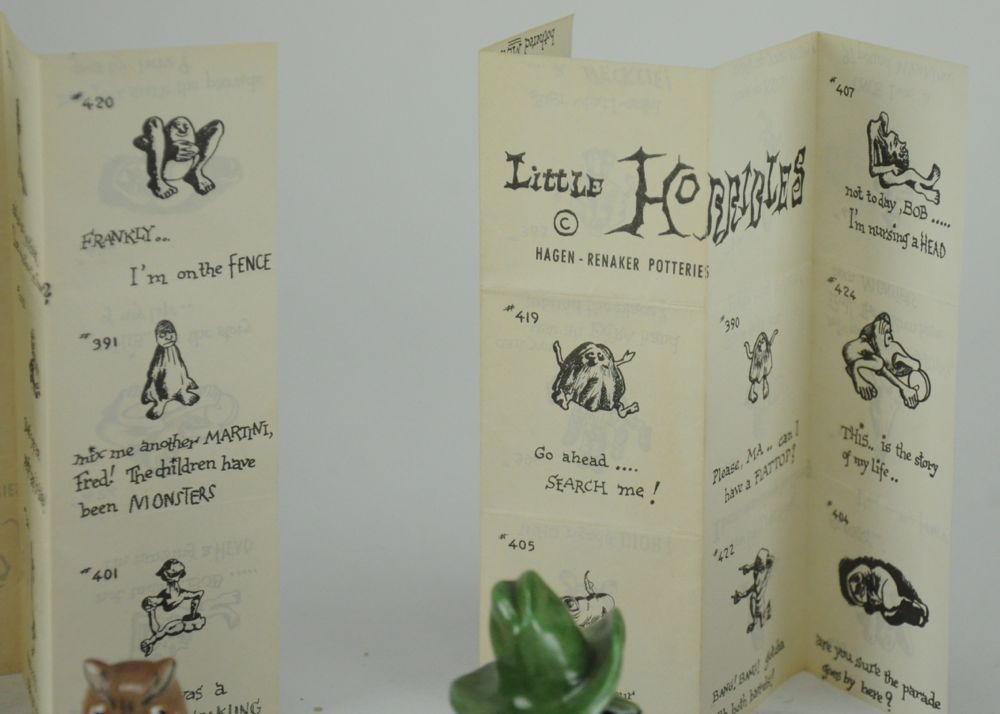 Collection of Little Horribles and Assorted Ceramic Miniatures