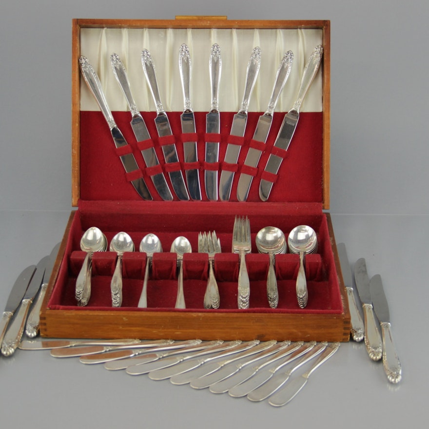 Prelude International Sterling 66-Piece Flatware Set