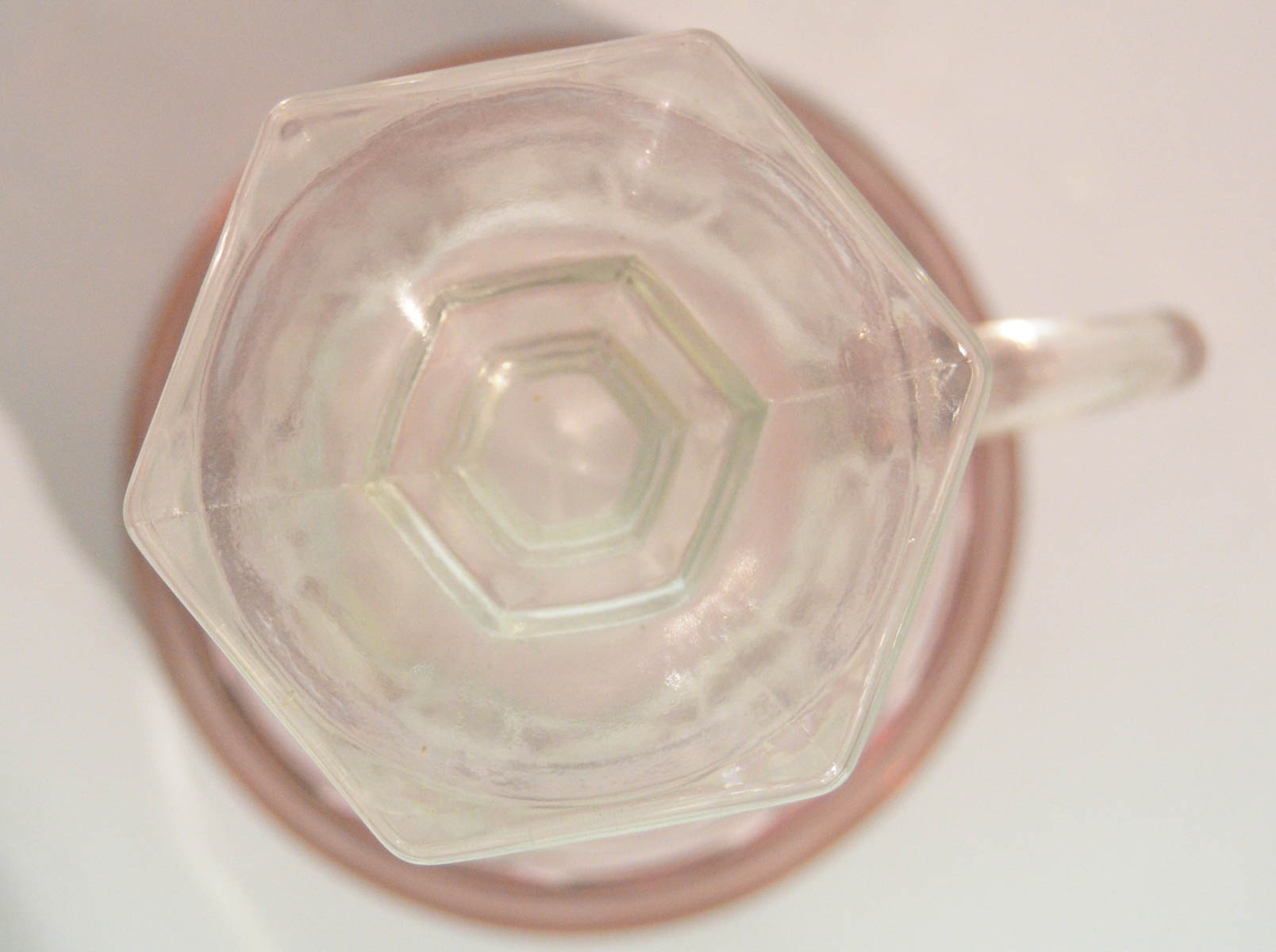 Depression Glass Punch Bowl Set with Extra Cups