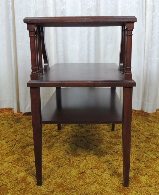 Mersman Vintage Three Shelf End Table