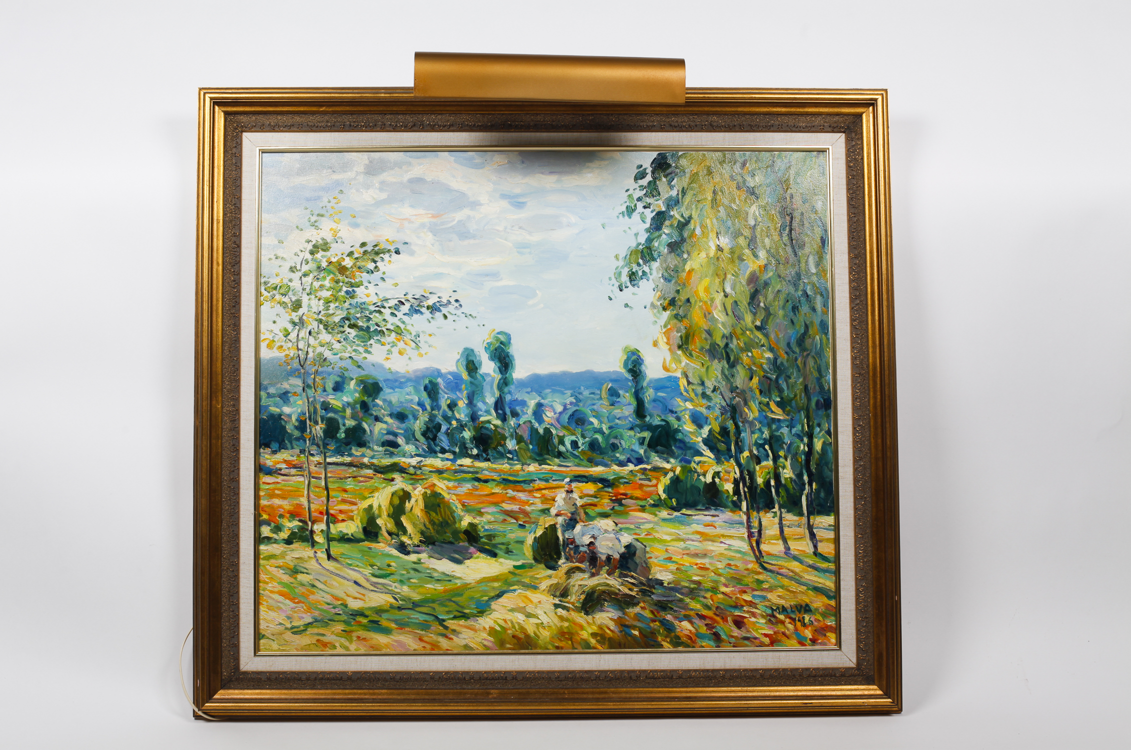 1986 Omar "Malva" Hamdi Oil Painting