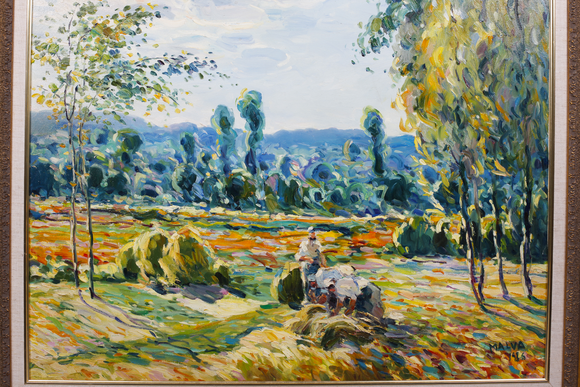 1986 Omar "Malva" Hamdi Oil Painting