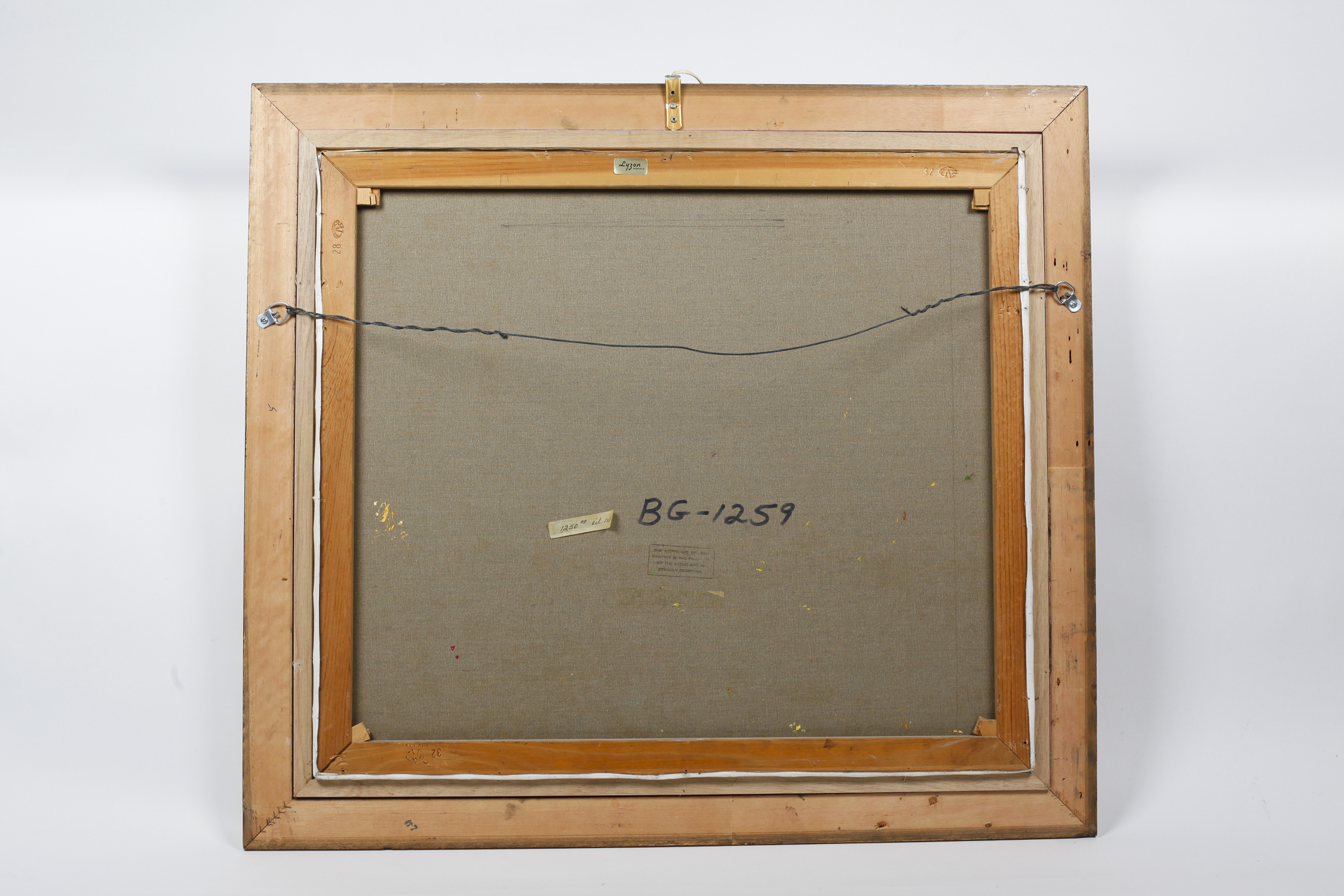 1986 Omar "Malva" Hamdi Oil Painting