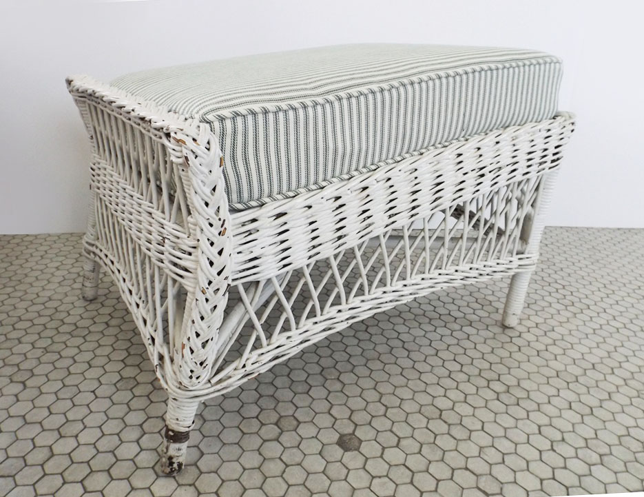 1920's Wicker Hassock