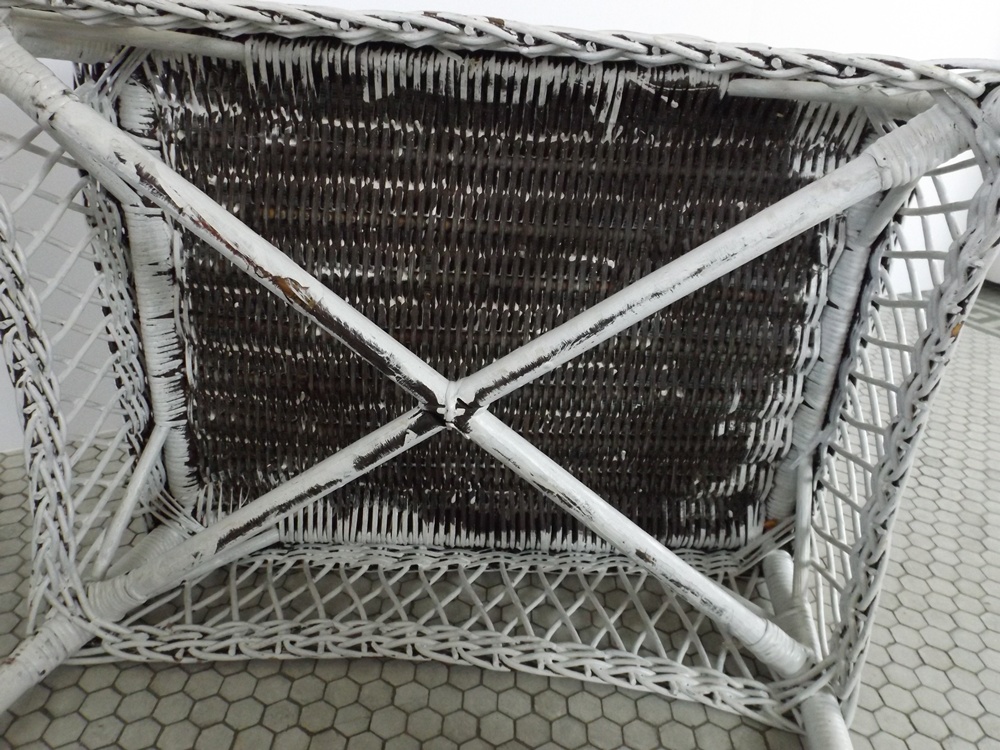 1920's Wicker Hassock