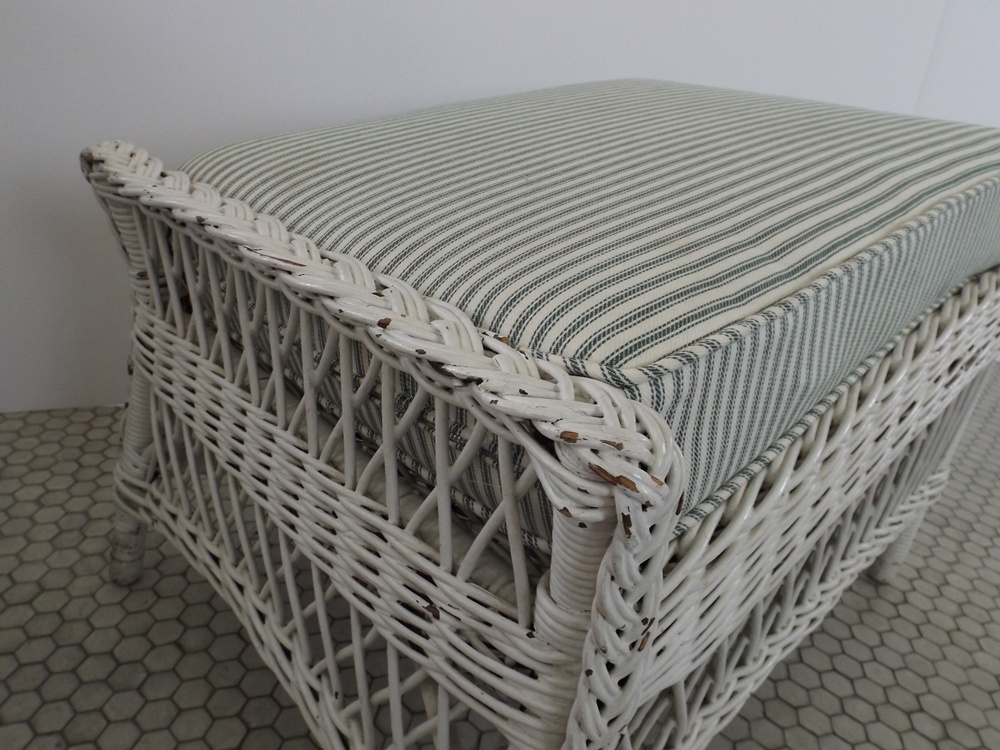 1920's Wicker Hassock