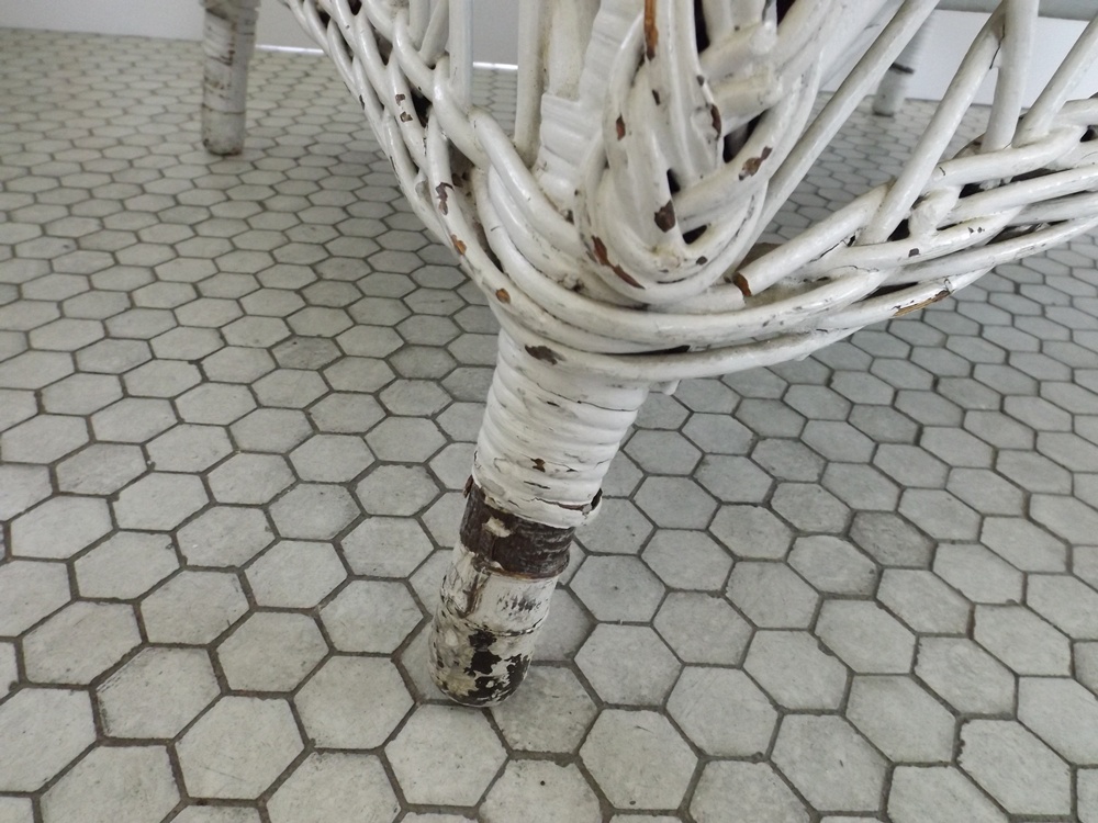 1920's Wicker Hassock