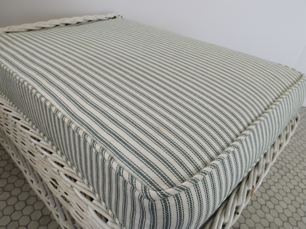 1920's Wicker Hassock