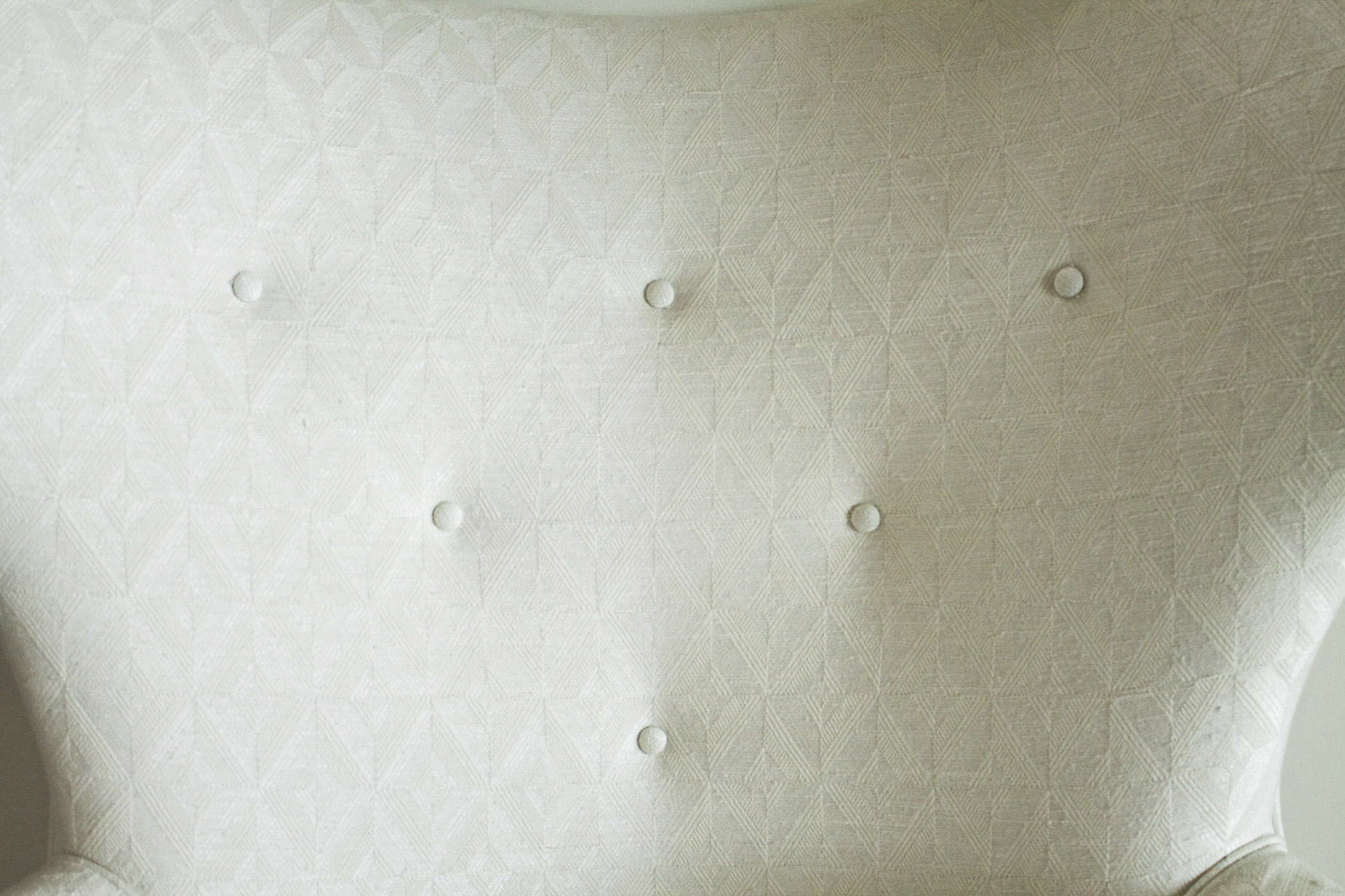 Antique Tuffed Wing Back Chair