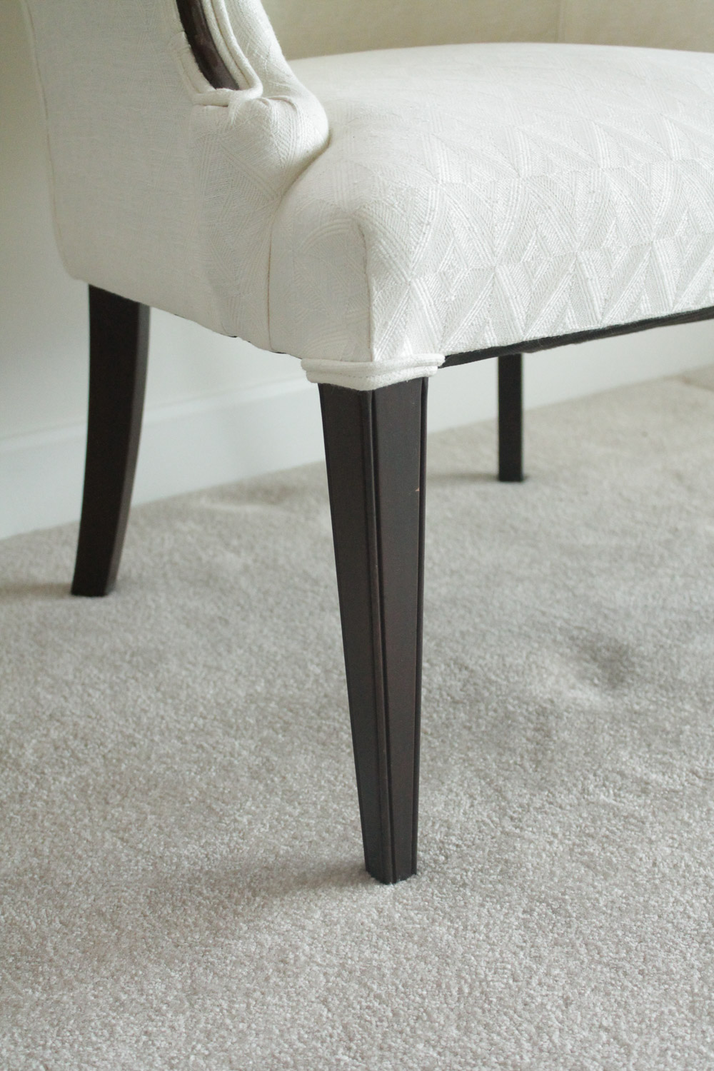 Antique Tuffed Wing Back Chair