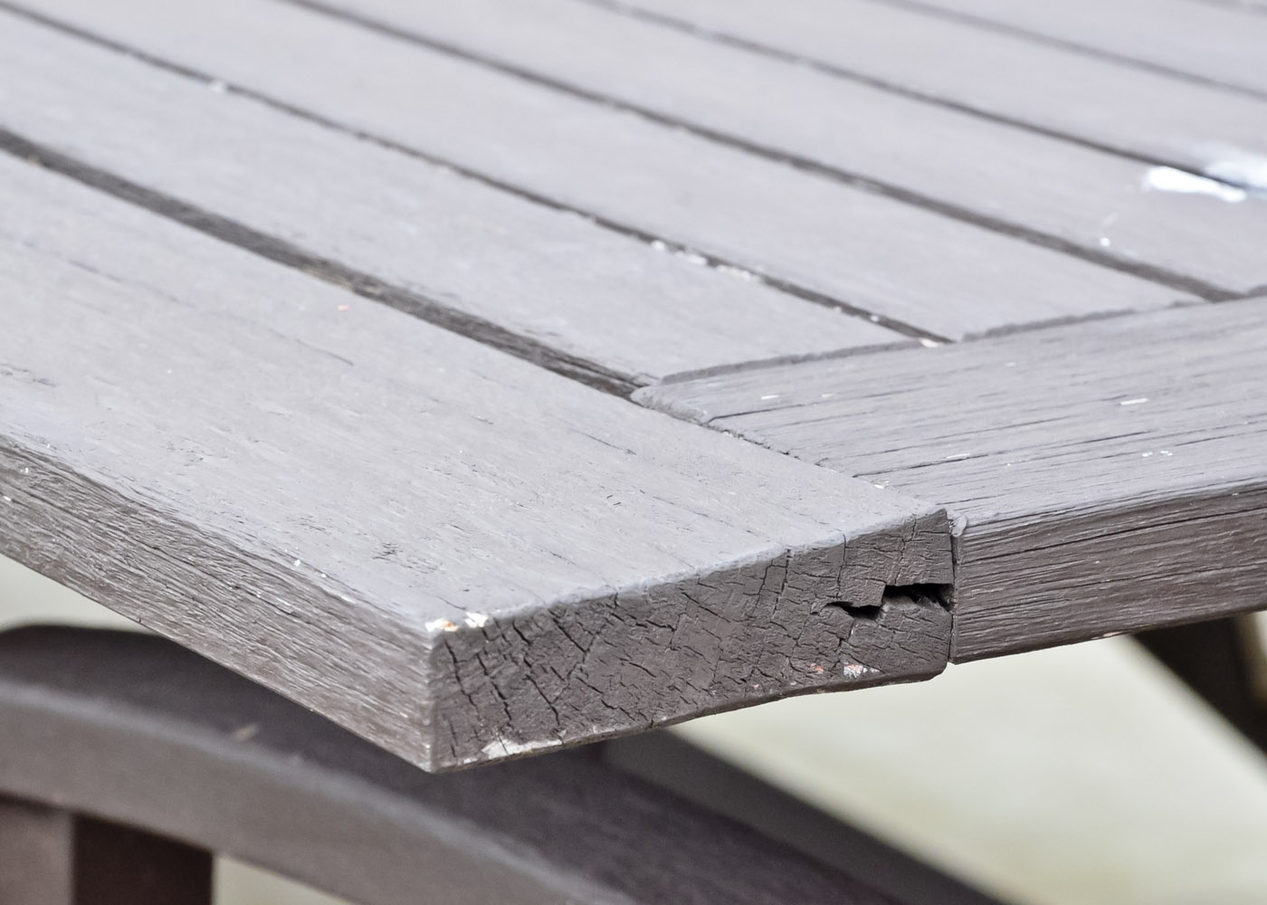 Pottery Barn Teak Outdoor Table with Five Chairs