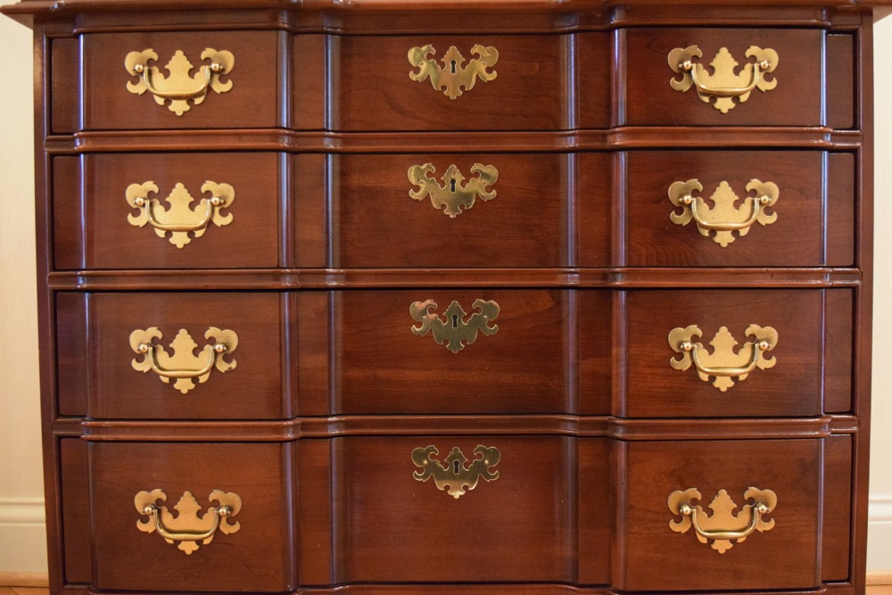 Ethan Allen Blockfront Cherry Chest