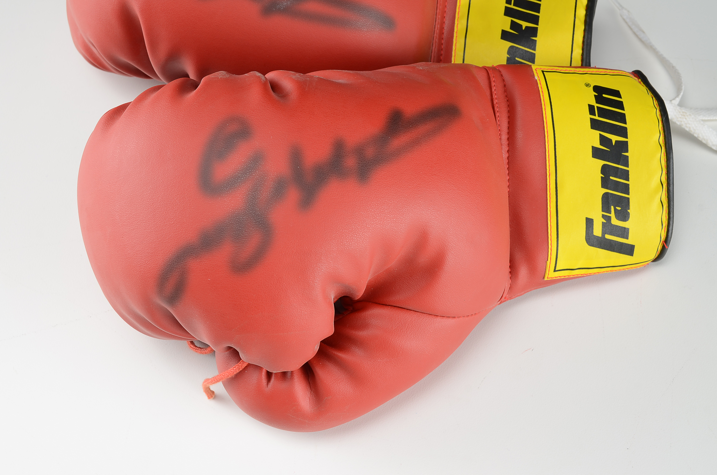 Sugar Ray Leonard Signed Boxing Gloves