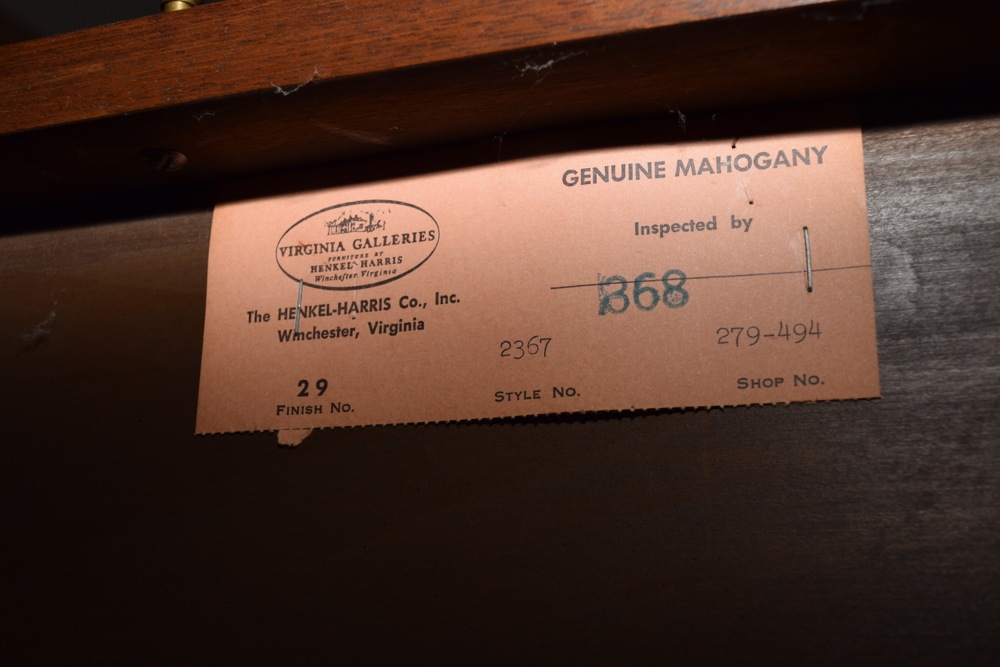 Henkel Harris Mahogany Buffet