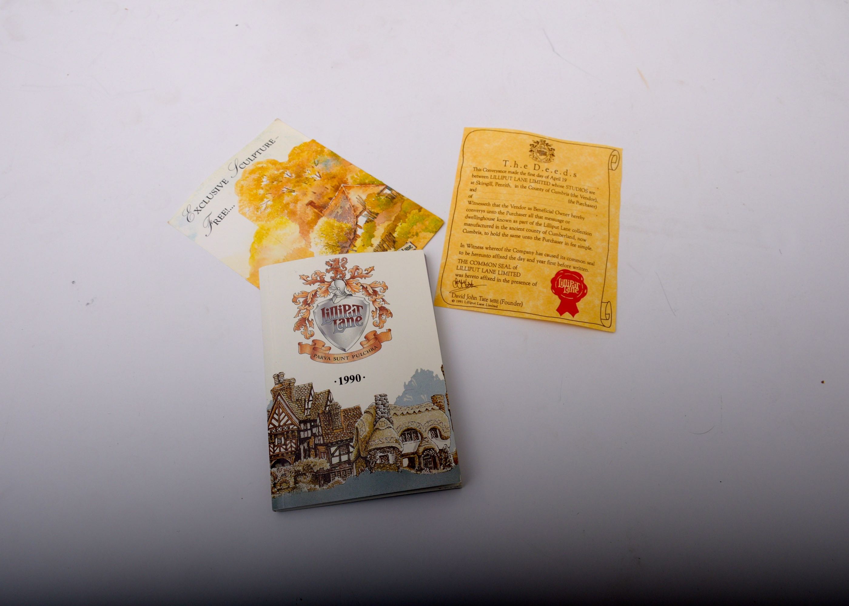 Collection of Lilliput Lane Collectibles