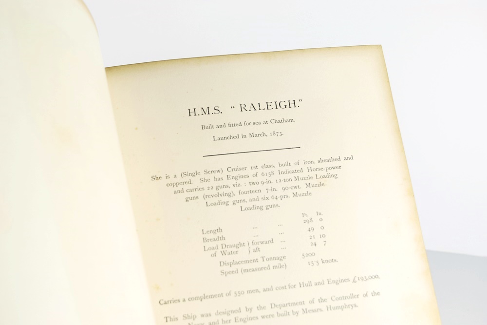 1881 Publication "The Ships of the Royal Navy" with Lithographs