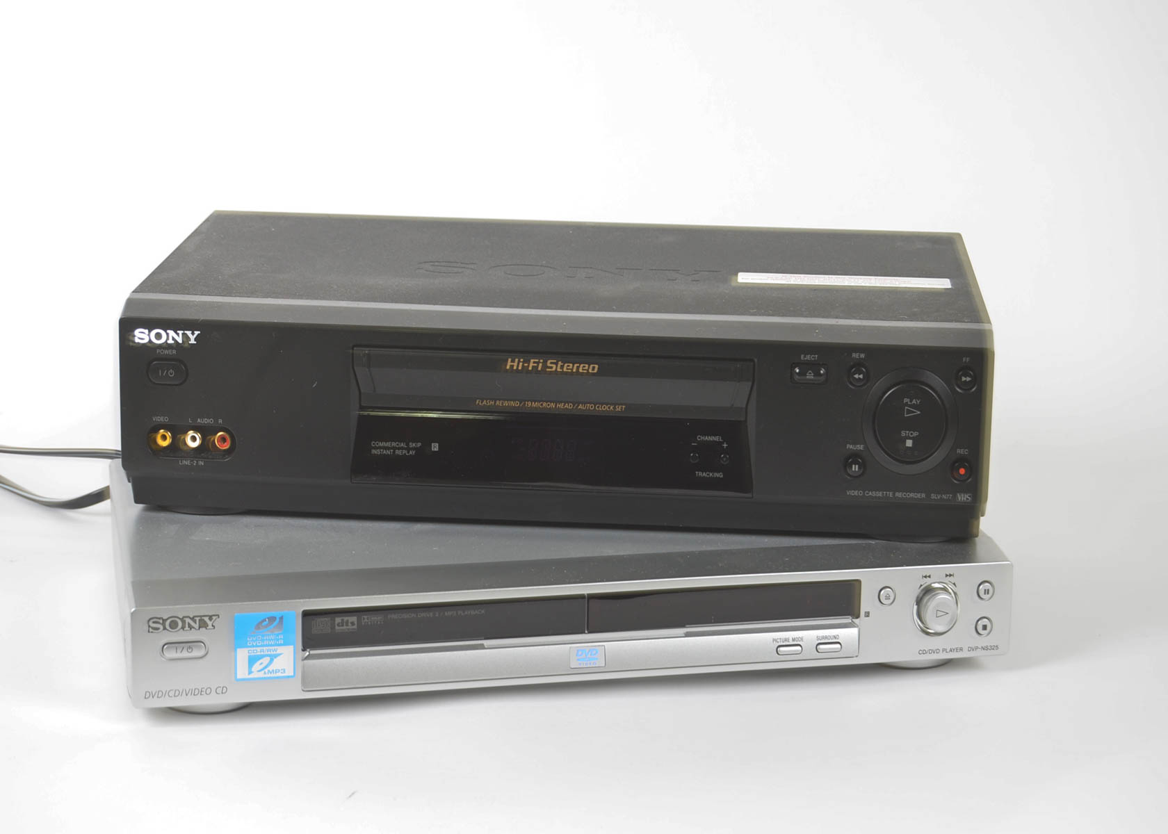 VCR  and DVD Player