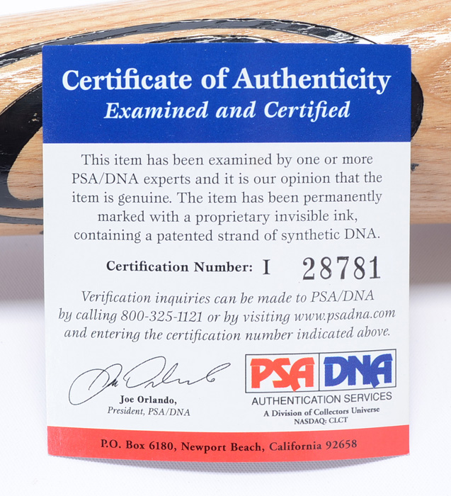 Bobby Crosby Signed Baseball Bat