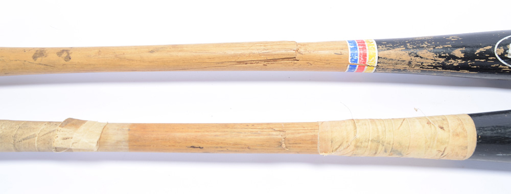 Two Thomas Howard Game Used Bats