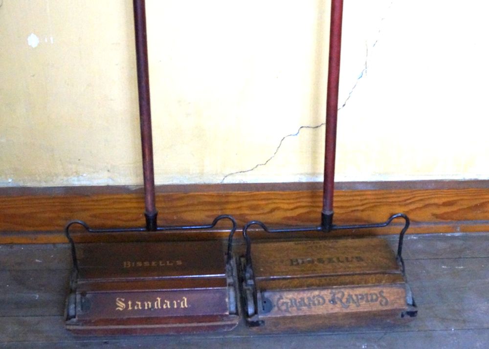 Pair of Antique Bissell Carpet Sweepers