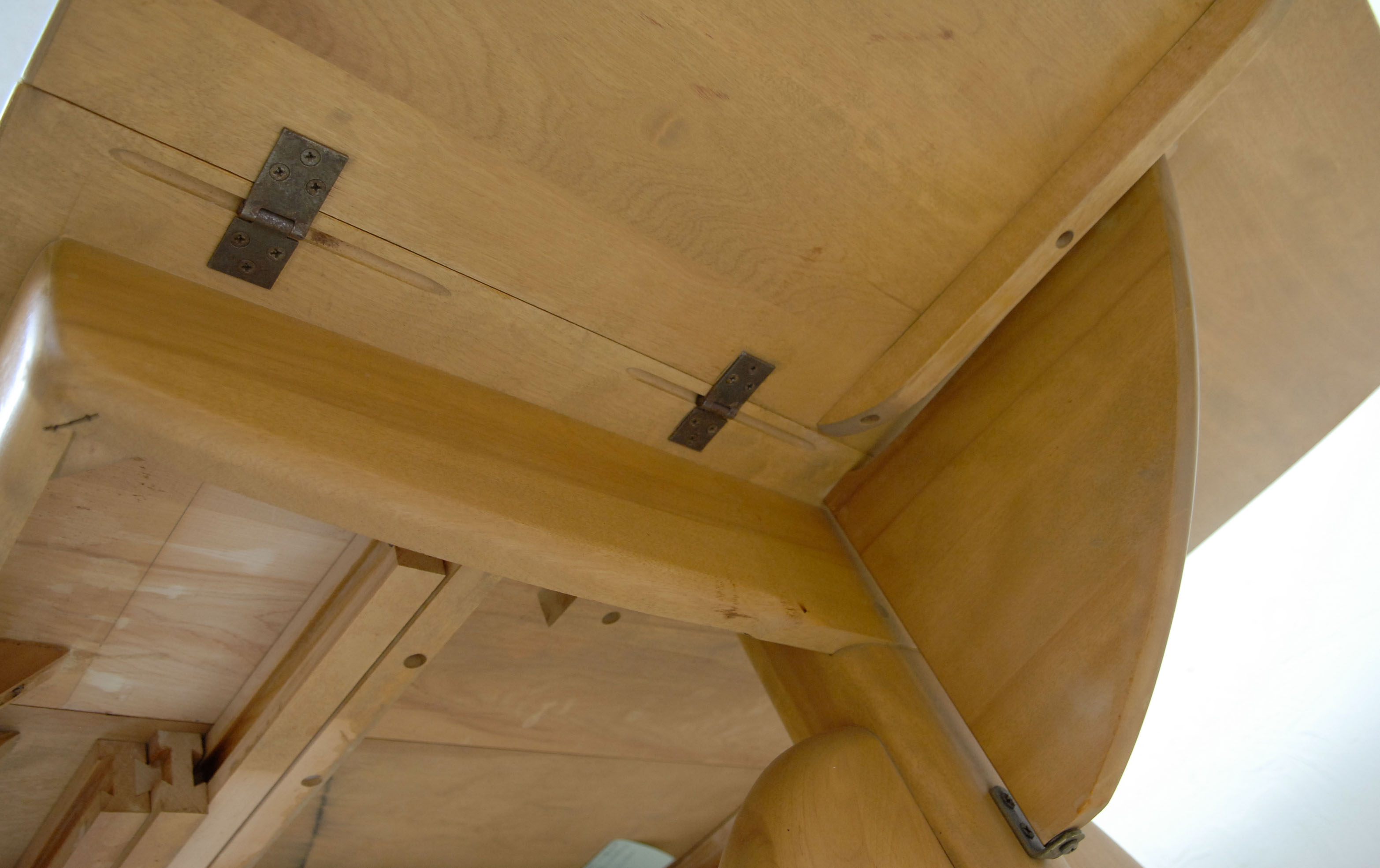 Heywood Wakefield Butterfly Drop-Leaf Dining Table and Chairs