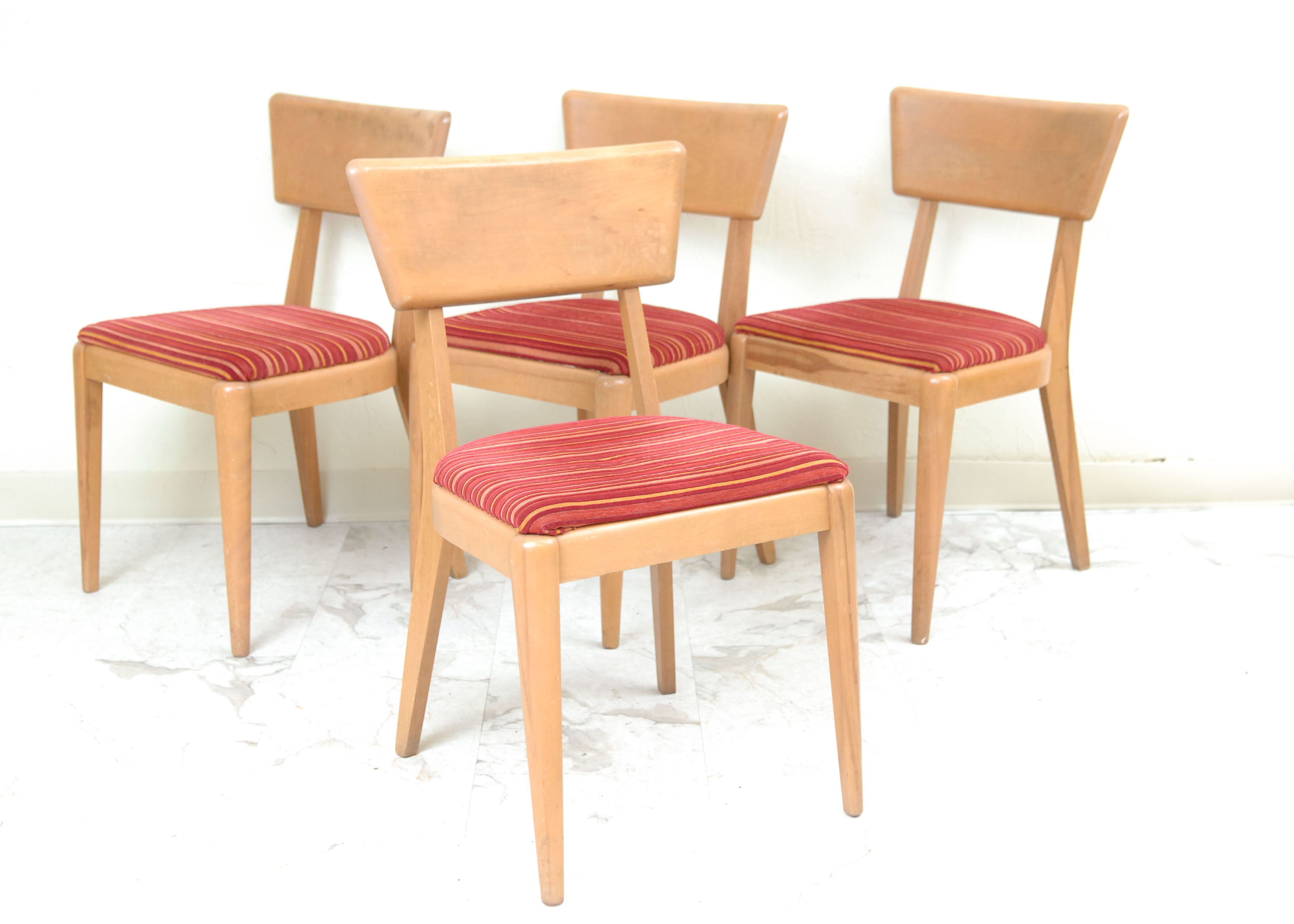 Heywood Wakefield Butterfly Drop-Leaf Dining Table and Chairs