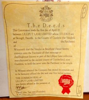 A Collection of Lilliput Lane Collectibles