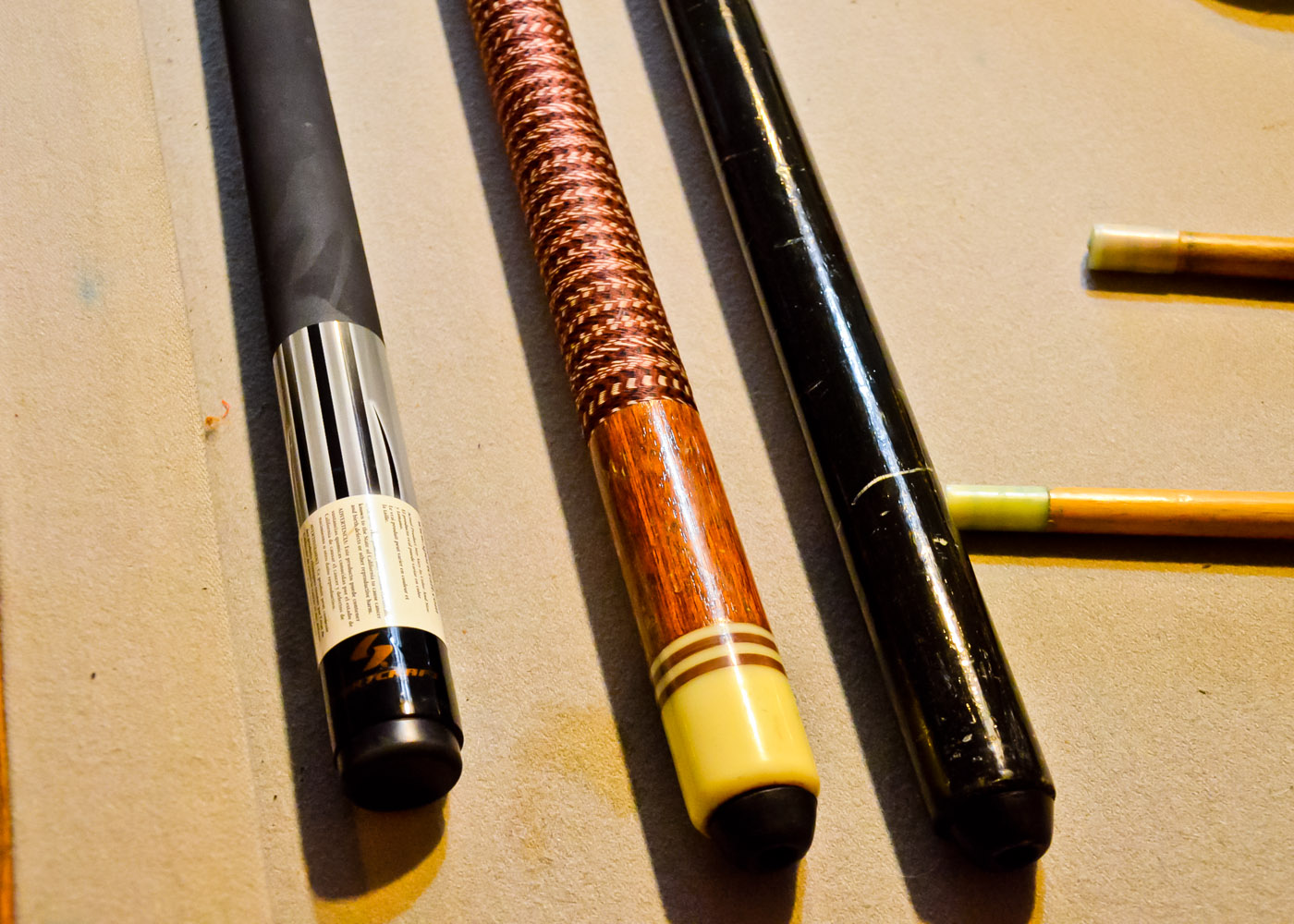 Golden Oak Brunswick Pool Table and Accessories