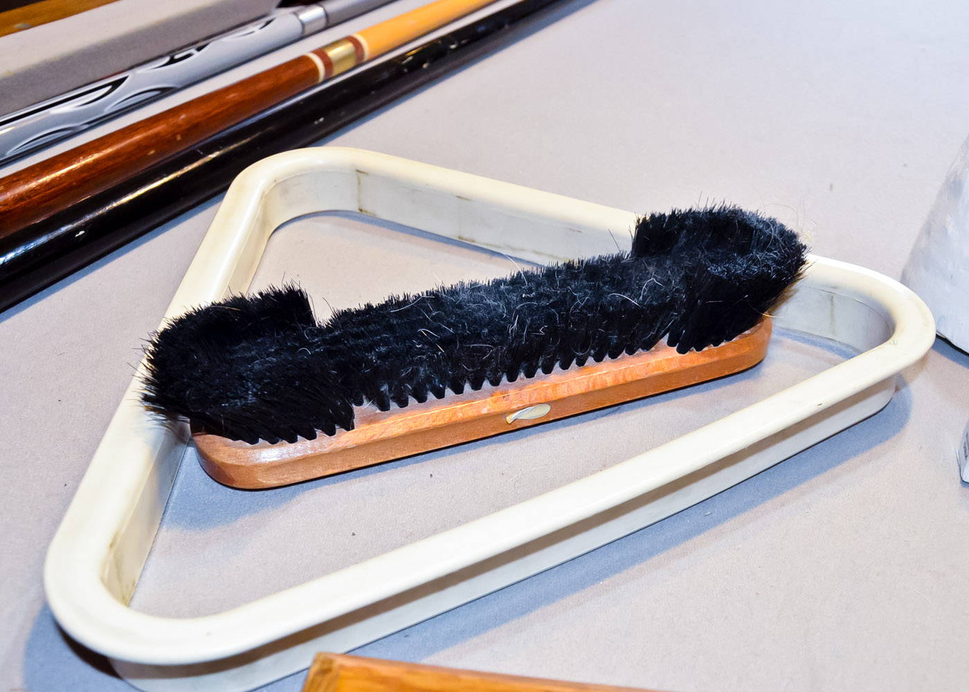 Golden Oak Brunswick Pool Table and Accessories