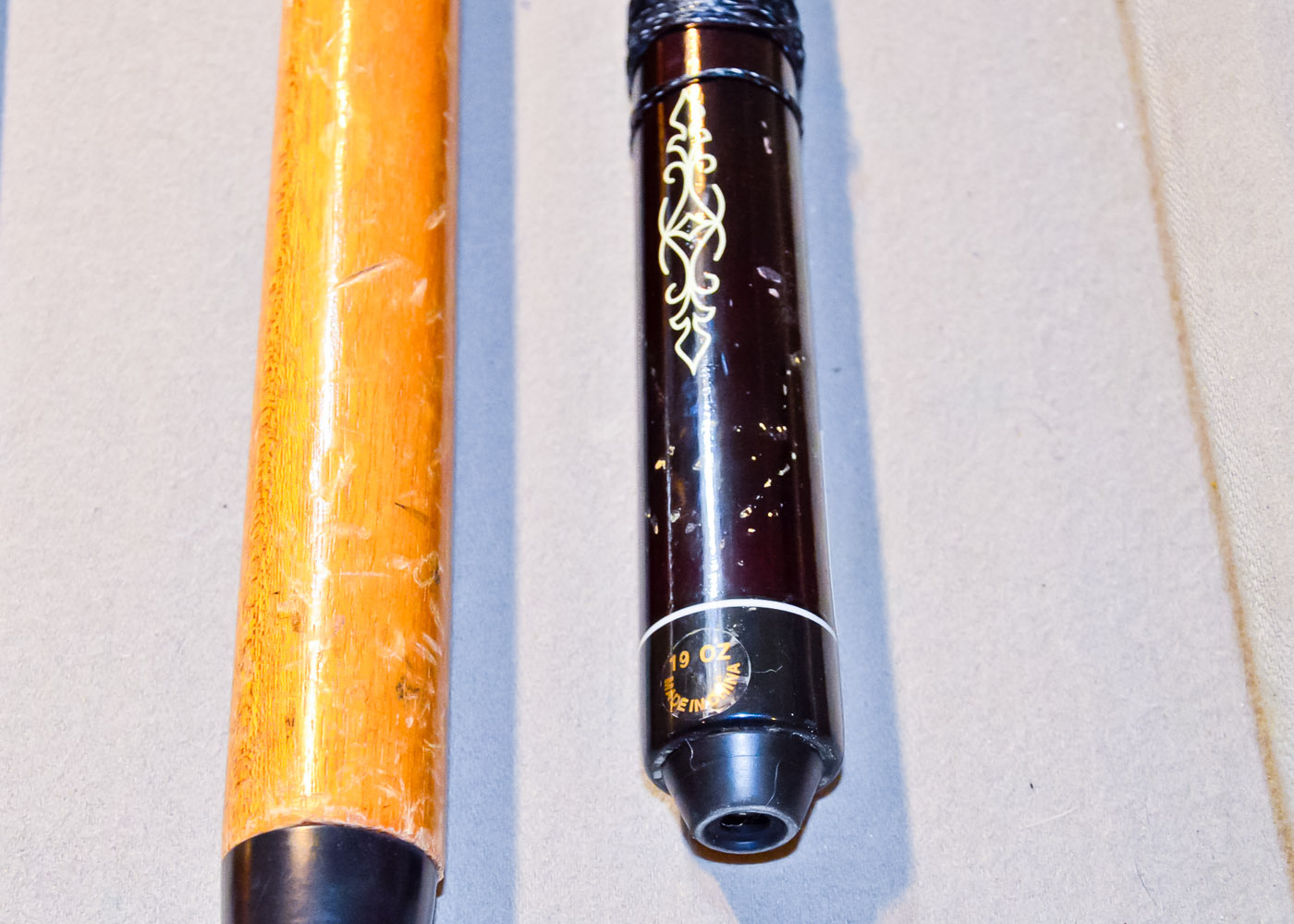 Golden Oak Brunswick Pool Table and Accessories