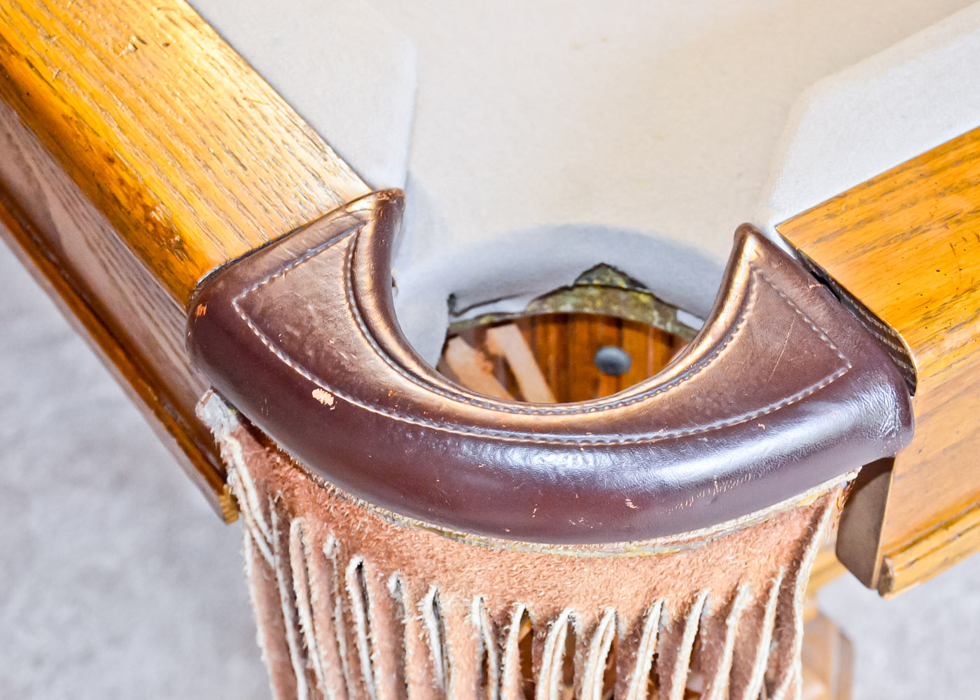 Golden Oak Brunswick Pool Table and Accessories