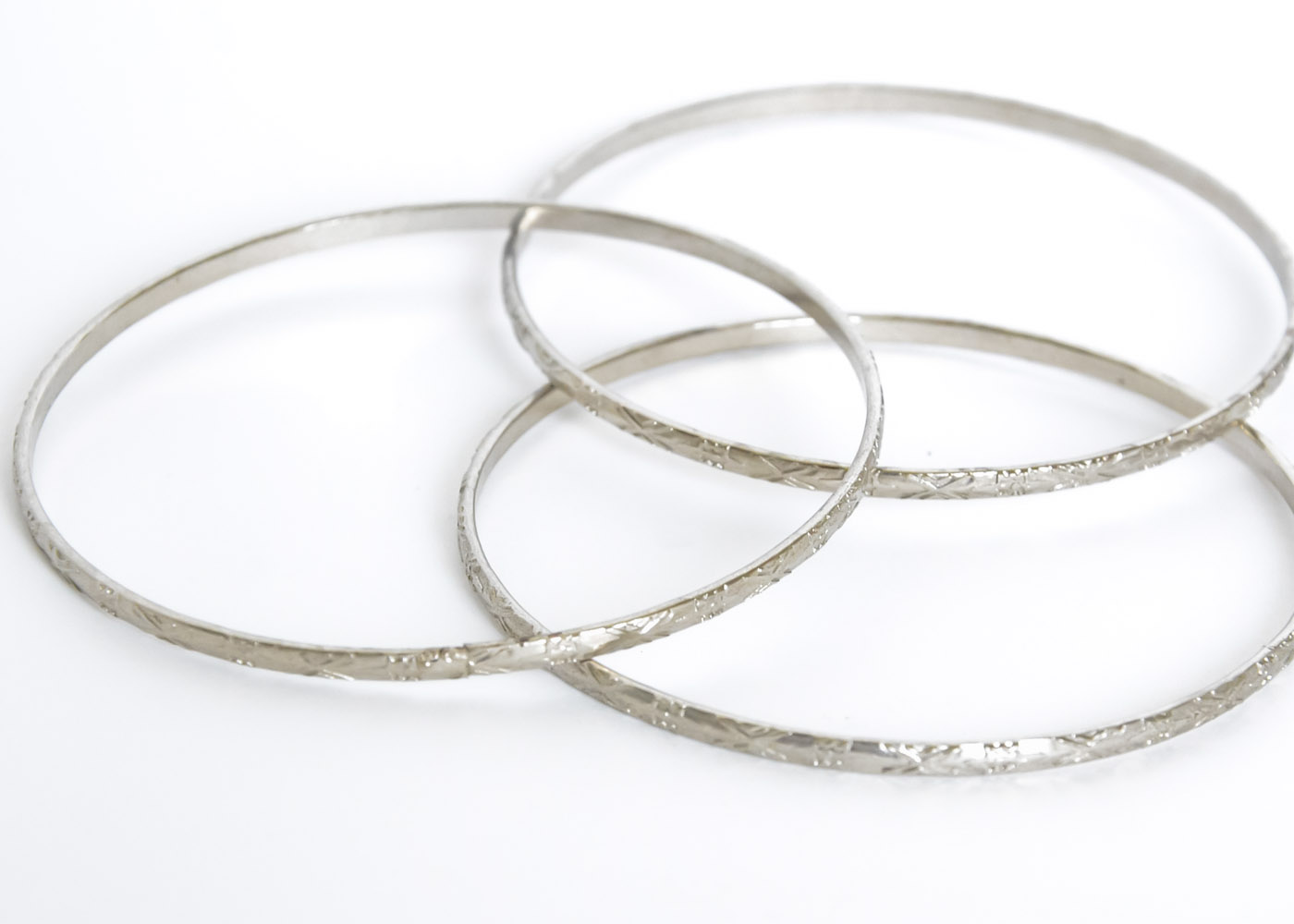 Collection of Silver Tone Bracelets