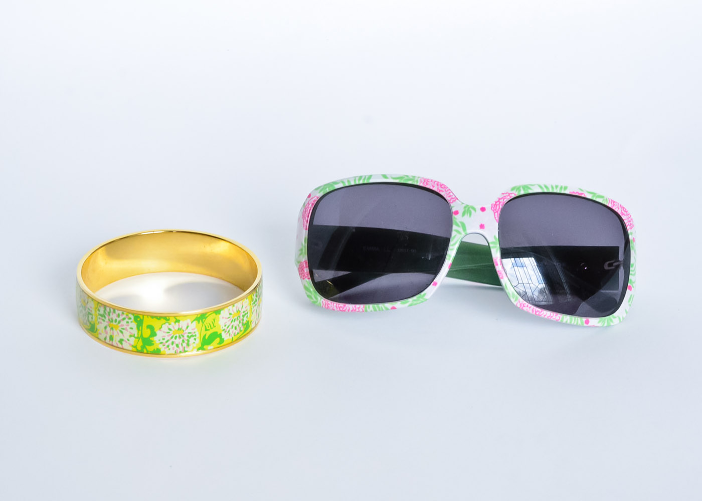 Lily Pulitzer Sunglasses and Bracelet