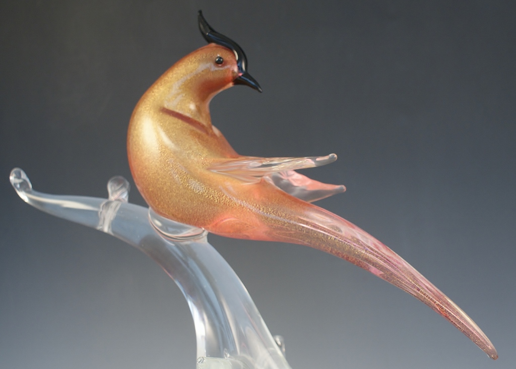 Limited Edition Formia Murano Glass Bird