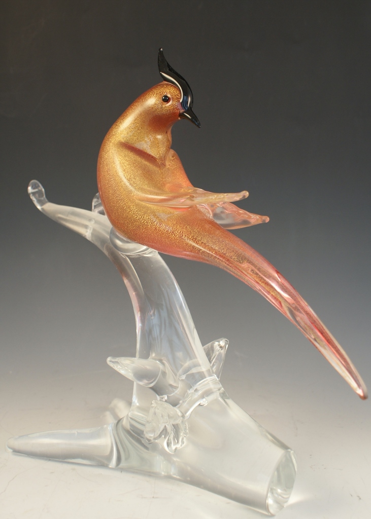 Limited Edition Formia Murano Glass Bird