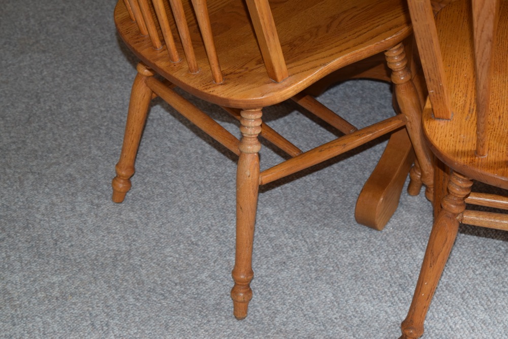 Oak Express Table and Chairs EBTH