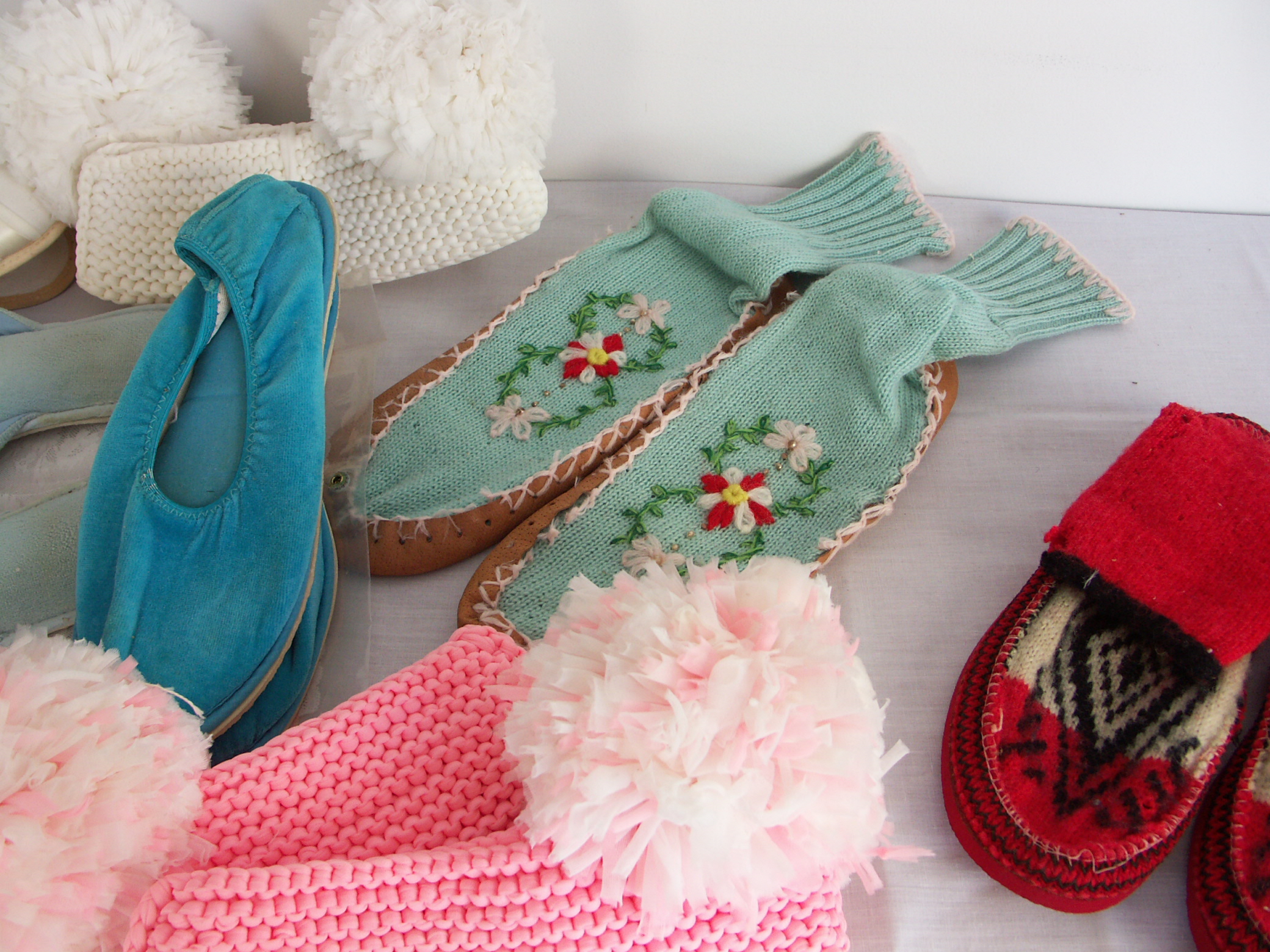 Lot of Vintage Lady's Slippers