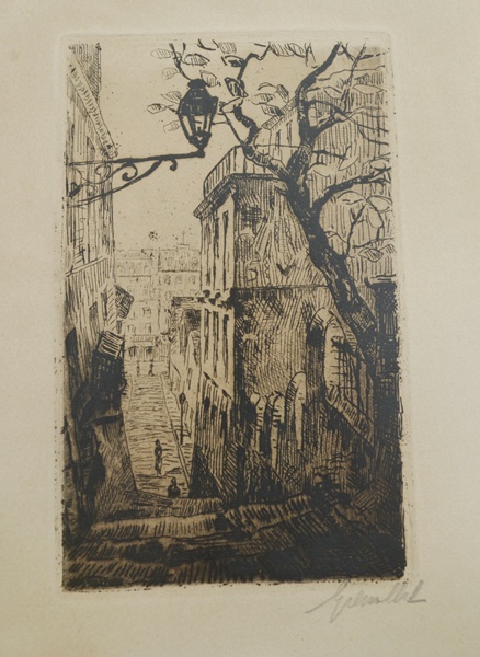 Seven Framed French Lithographs by F. Gremillet