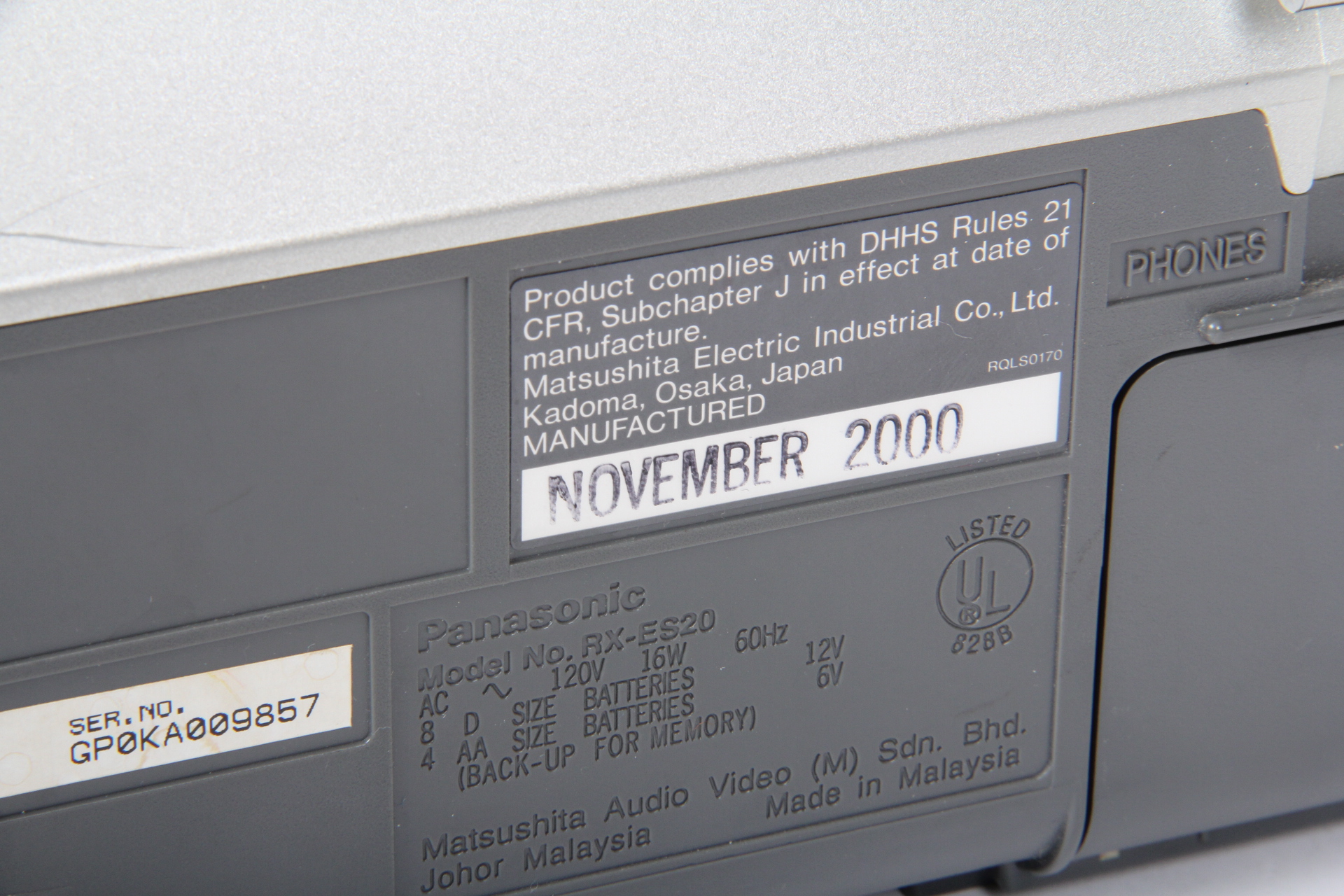 Panasonic Portable Stereo