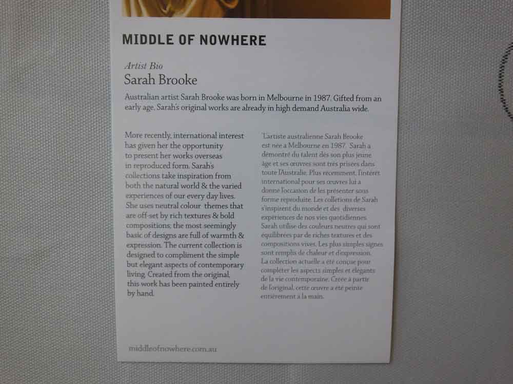 "Middle of Nowhere" Painting After Sarah Brooke