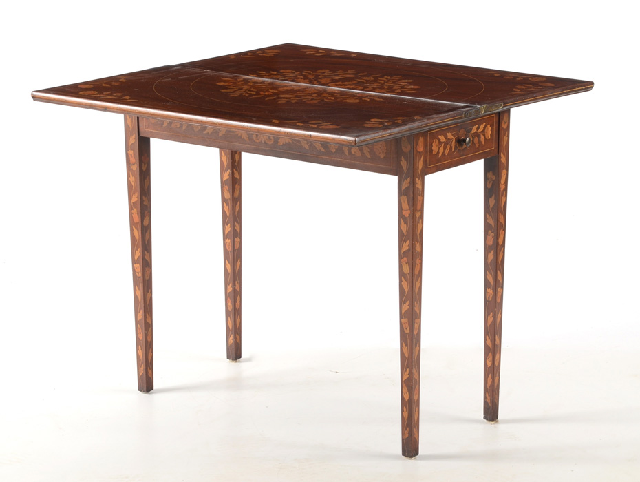 Inlaid Mahogany Game Table